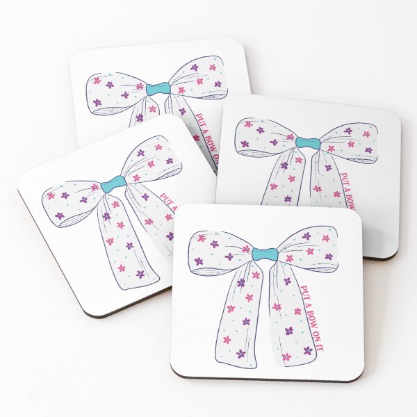 Item preview, Put a bow on it, floral bow, cute bow with pink flowers, pink aesthetics  designed and sold by BosskaDesign.