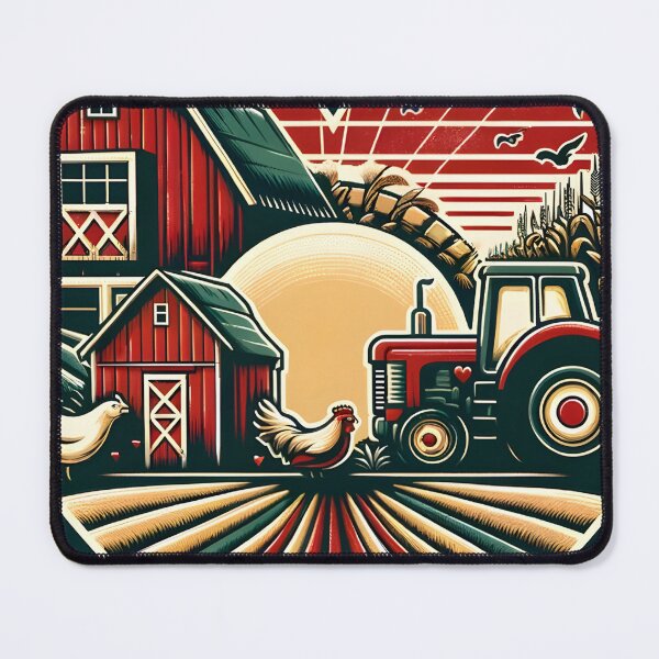 Item preview, Heart-shaped Farm Illustration designed and sold by ncfashion19.