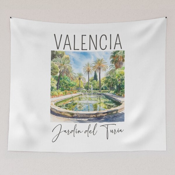 Item preview, Watercolor Design of Valencia - Spain designed and sold by Sketch-Shack.