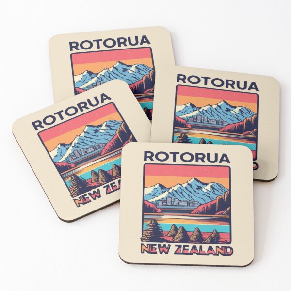 Item preview, Rotorua Geothermal Wonders, New Zealand Travel, Vintage designed and sold by UrbanGraphixs.
