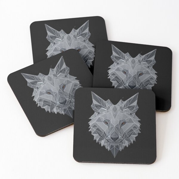 Item preview, Geometric Shapes Animals - Geometric Wolf designed and sold by Merigold.