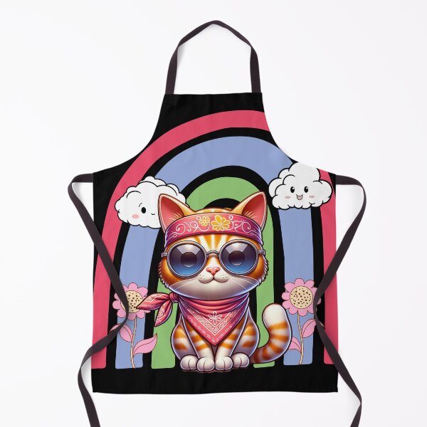 Item preview, Groovy Rainbow Cat designed and sold by LaldyAnimals.