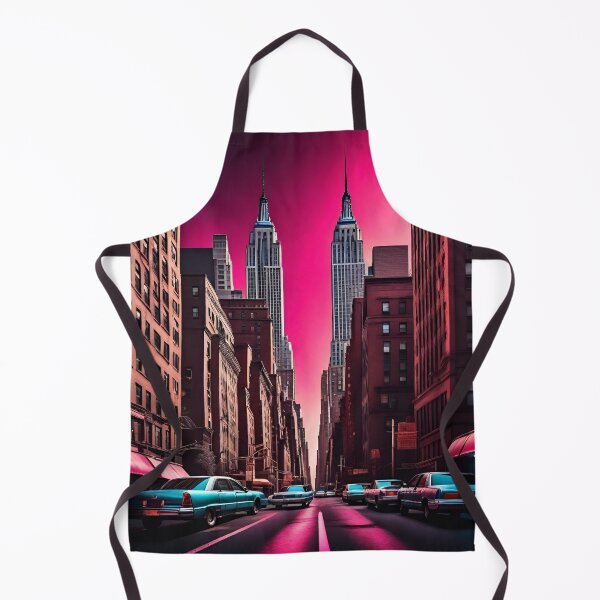 Item preview, Imaginary USA City in Retrowave Style designed and sold by Gaborai.