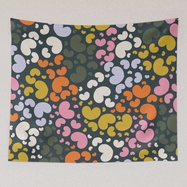 Item preview, Joyful Hearts | Deep Gray designed and sold by Creativeallure.