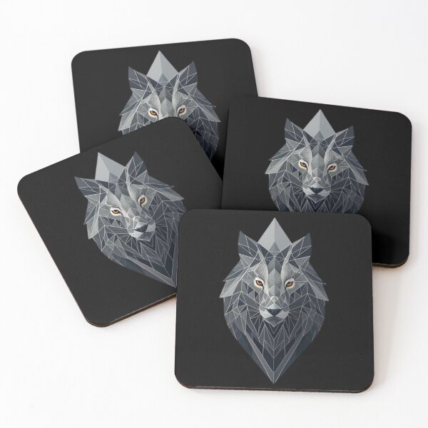 Item preview, Geometric Shapes Animal - Geometric Wolf designed and sold by Merigold.