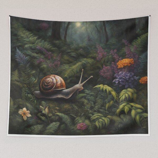 Item preview, Snail in a Dense Forest designed and sold by AugustBrennan.