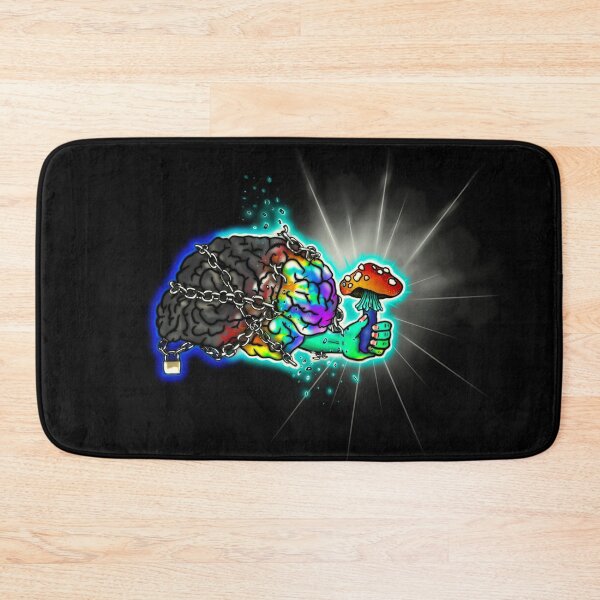 Item preview, Shroom awakening, psychedelic magic mushroom art designed and sold by MayGreenAbgrall.