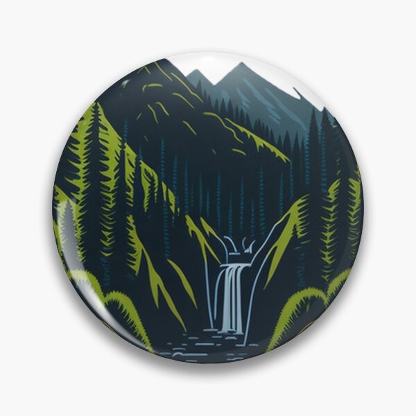 Artikelvorschau, Abgeschiedener Alpenwasserfall entworfen und verkauft von Daniel Haddad.
