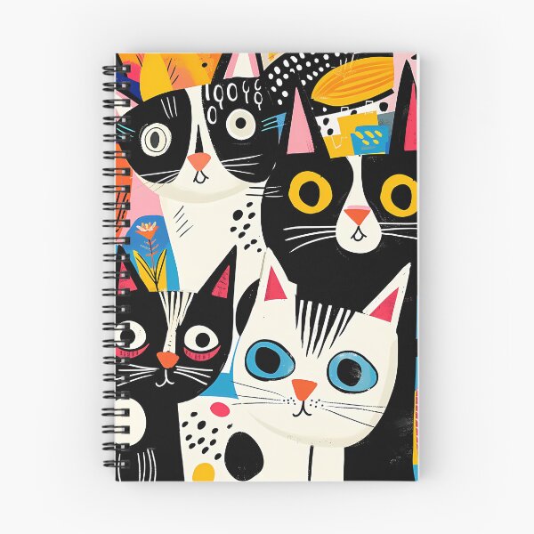 Item preview, Colorful Cat Pattern designed and sold by NatureStyle555.