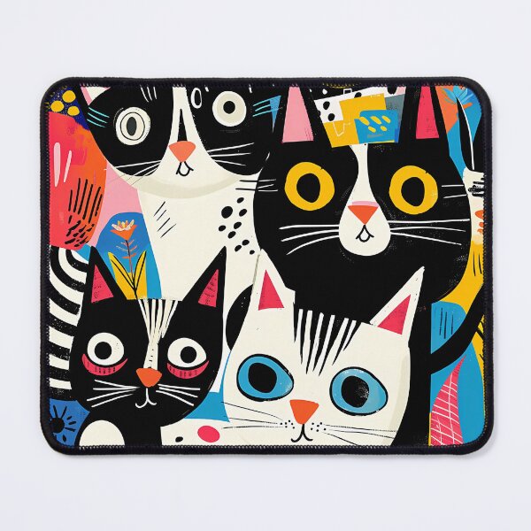 Item preview, Colorful Cat Pattern designed and sold by NatureStyle555.