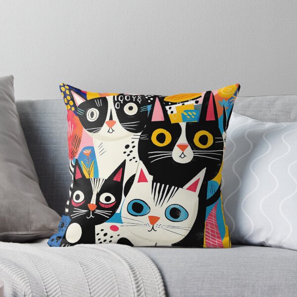 Item preview, Colorful Cat Pattern designed and sold by NatureStyle555.