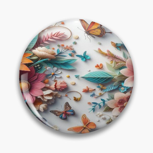 Artikelvorschau, Blumensymphonie der Schmetterlinge entworfen und verkauft von messoo ⭐⭐⭐⭐⭐.