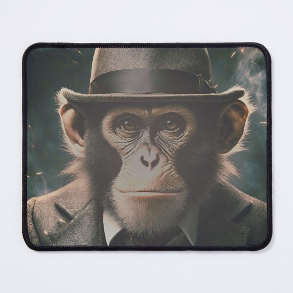 Item preview, Cool Monkey In Retro Vintage Gang Life designed and sold by Cuteanimalgifts.