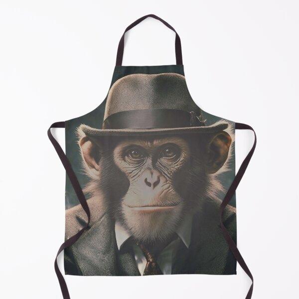 Item preview, Cool Monkey In Retro Vintage Gang Life designed and sold by Cuteanimalgifts.