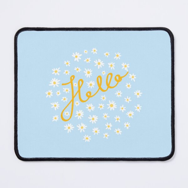 Item preview, Hello - with daisies designed and sold by BSBgraphics.