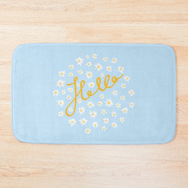 Item preview, Hello - with daisies designed and sold by BSBgraphics.