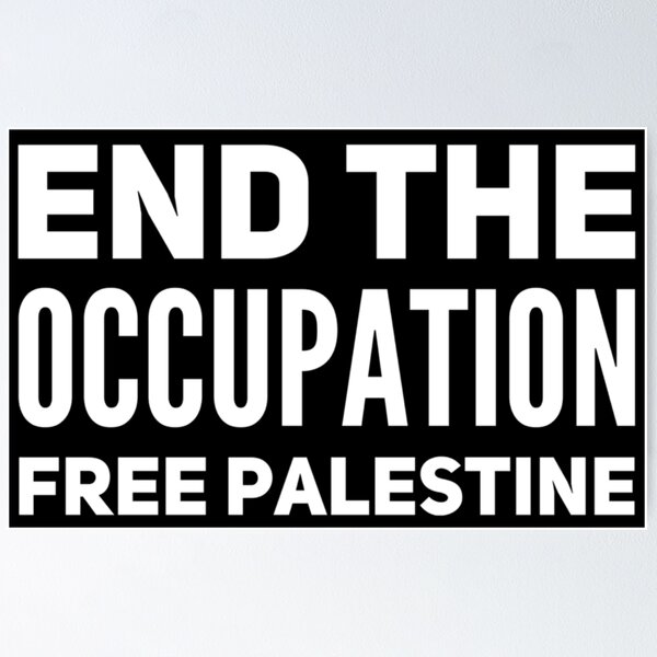 Item preview, End The Occupation Free Palestine designed and sold by DIRTYDUNNZ.