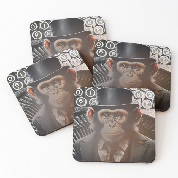 Item preview, Cool Monkey In Retro Vintage Gang Life designed and sold by Cuteanimalgifts.