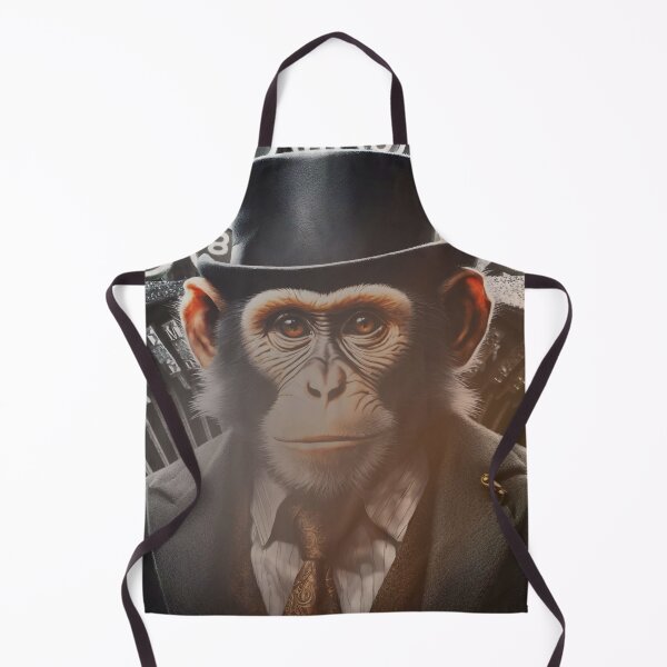 Item preview, Cool Monkey In Retro Vintage Gang Life designed and sold by Cuteanimalgifts.
