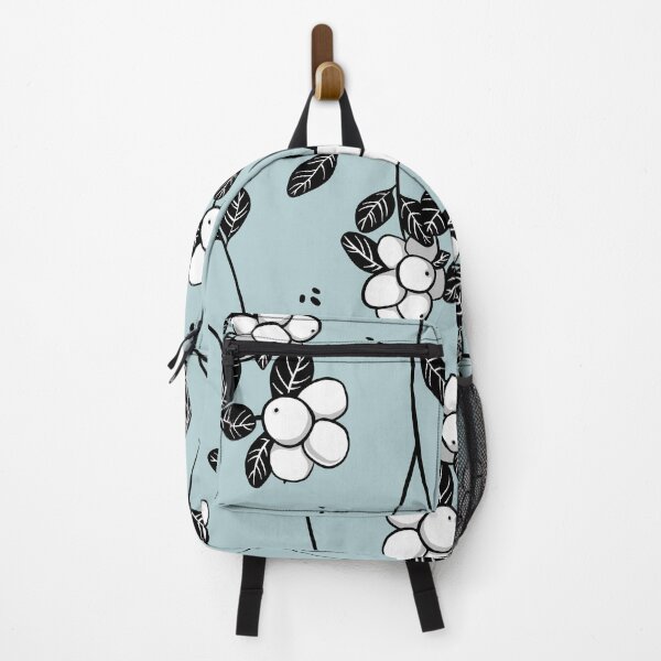 Item preview, Snowberry pattern on blue designed and sold by Ellen Wilberg.