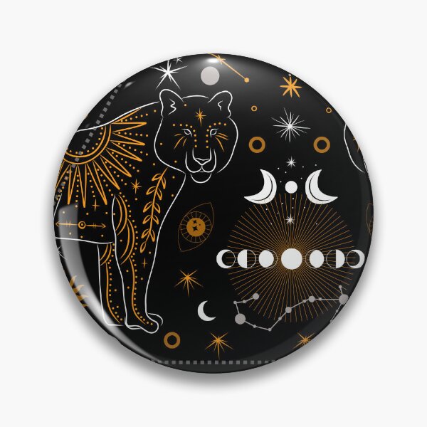 Item preview, Celestial animal Panther designed and sold by MonochromeEcho.