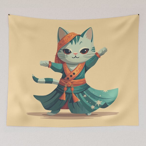Item preview, Belly Dancing Cat designed and sold by Amir Faysal.
