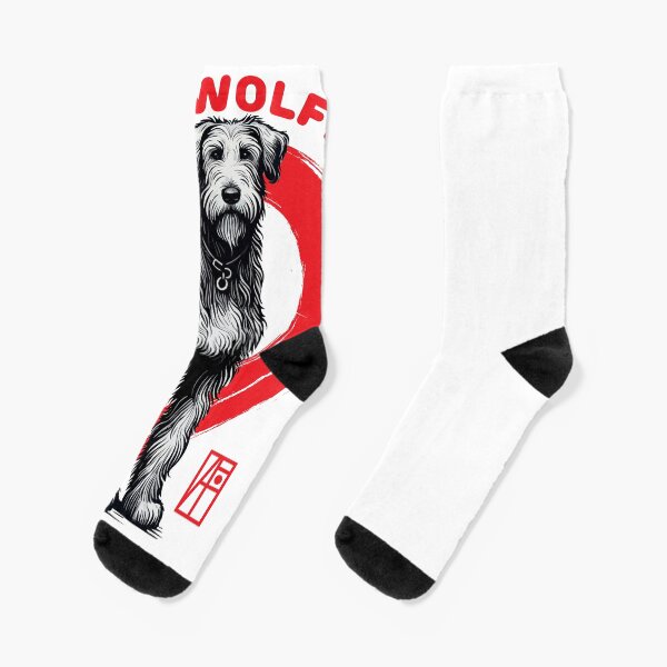 I Love My Irish Wolfhound - I Love my dog - Affectionate dog Socks