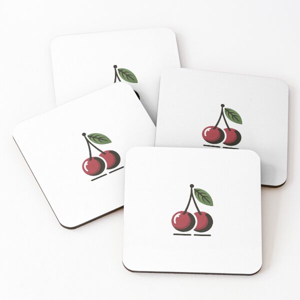 Item preview, Sweet Duo: Minimalist Double Cherry Design Cherri Dig Eternal Love Cherry Motif designed and sold by irek07.