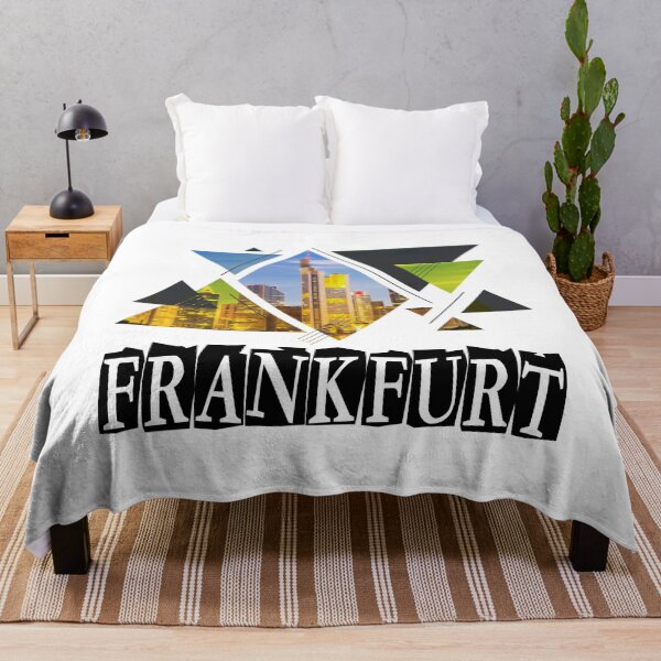 Item preview, Frankfurt am Main Germany city skyline designed and sold by BullDesignsShop.