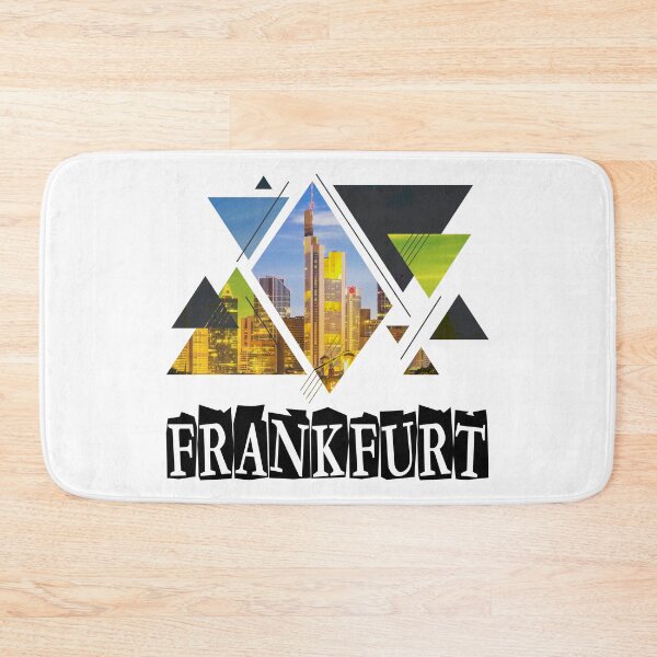Item preview, Frankfurt am Main Germany city skyline designed and sold by BullDesignsShop.