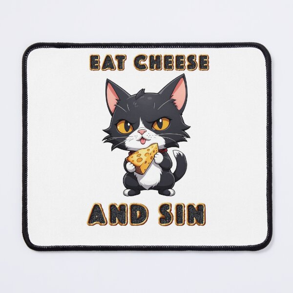 Item preview, Eat cheese and Sin designed and sold by AxelBrook.
