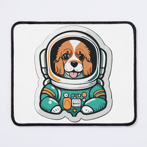 Item preview, Little astronaut dog designed and sold by Excelsior--.