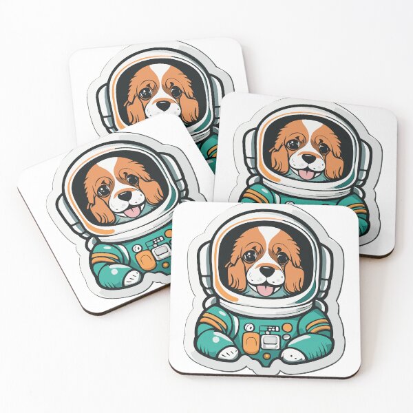 Item preview, Little astronaut dog designed and sold by Excelsior--.