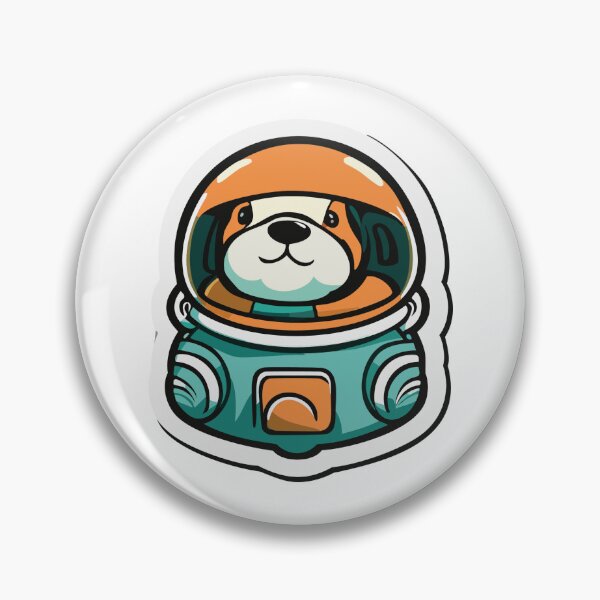 Item preview, Little astronaut dog designed and sold by Excelsior--.