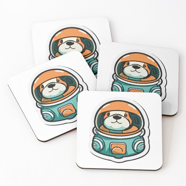 Item preview, Little astronaut dog designed and sold by Excelsior--.