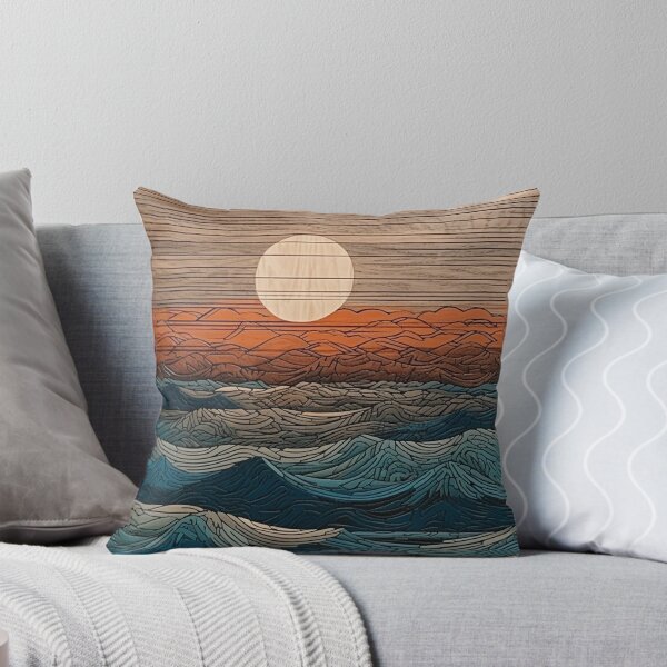 Item preview, Lunar Reflections on Timbered Waves designed and sold by UnTangle.