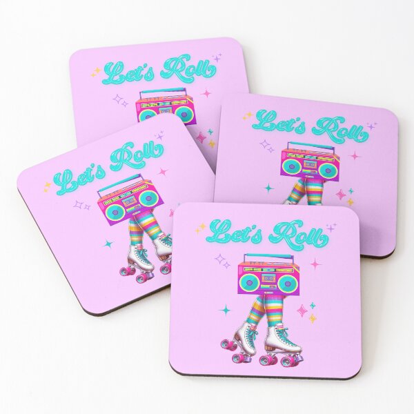 Item preview, Roller Skating Girl Birthday 80's 90's Retro Party Costume designed and sold by PopArtDesigns.
