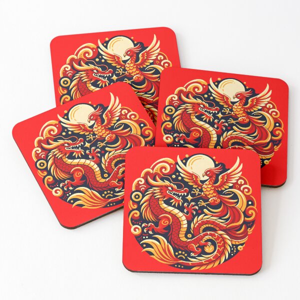Item preview, Joyful Dragon & Phoenix Dance - Harmonious Balance designed and sold by KNAA.