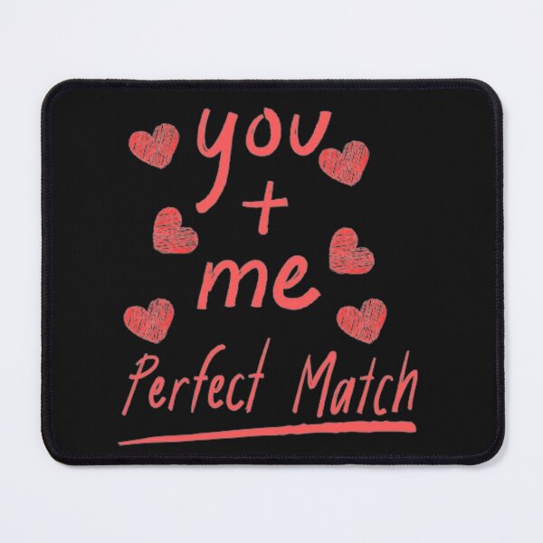 Item preview, You+Me Perfect Match | Love Forever | Valentine Days | Romantic Gift | Romantic| Heart Love designed and sold by GemaDesings.