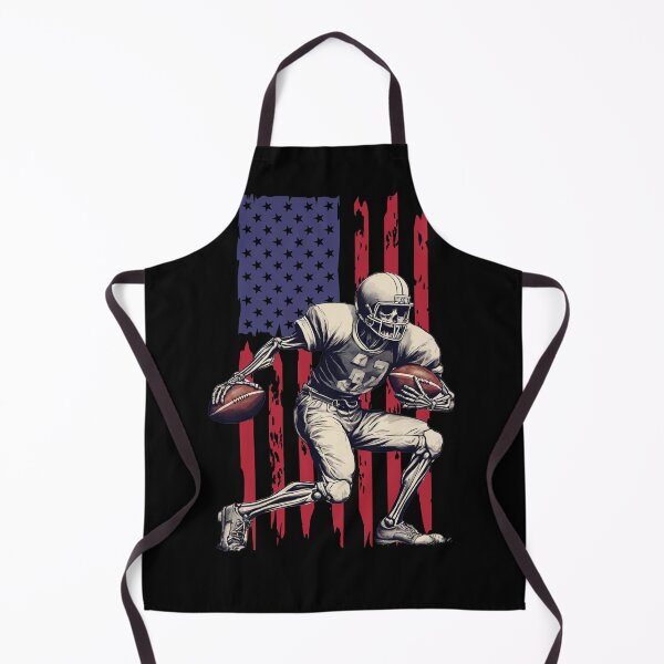 Item preview, A skeletal man plays American football, football, skeleton, united states, USA designed and sold by Youlal-Shop.