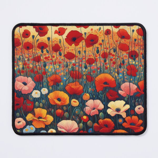 Item preview, Poppy Flowers Field Fauvism Style Painting designed and sold by cikedo.