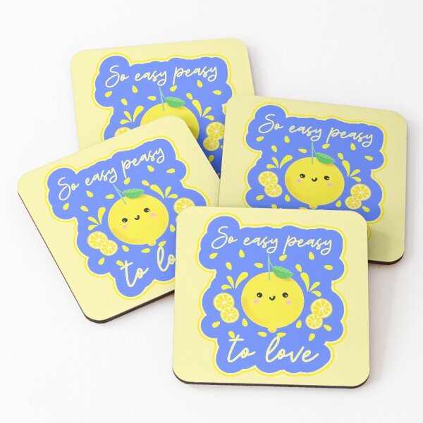 Item preview, Easy Peasy Lemon Lover Adorable Kawaii Lemons designed and sold by Renata Illustrata.
