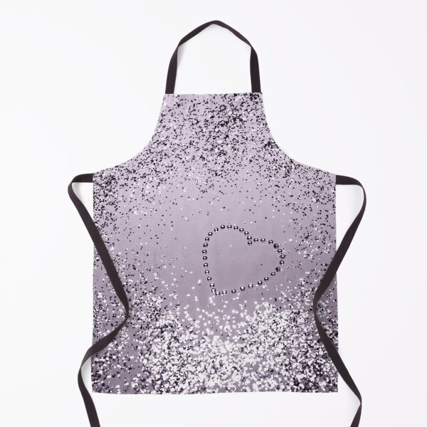 Item preview, LAVENDER Lady Glam Heart #1 (Photo of Glitter Only - Not Reflective) designed and sold by Anita's & Bella's Art.