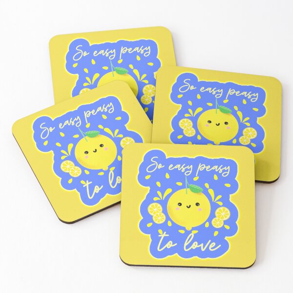 Item preview, Easy Peasy Lemon Lover Adorable Kawaii Lemons designed and sold by Renata Illustrata.