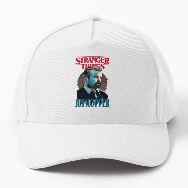 Item preview, STRANGER THINGS, Jim Hopper (pale cream background) designed and sold by bekksa.