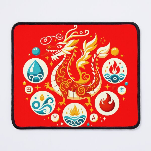 Item preview, Elemental Dragon Harmony - Earth, Water, Air, Fire designed and sold by KNAA.