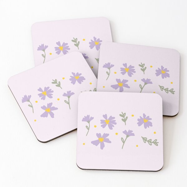 Aperçu de l'œuvre Modèle de fleurs violettes créée et vendue par BSBgraphics.