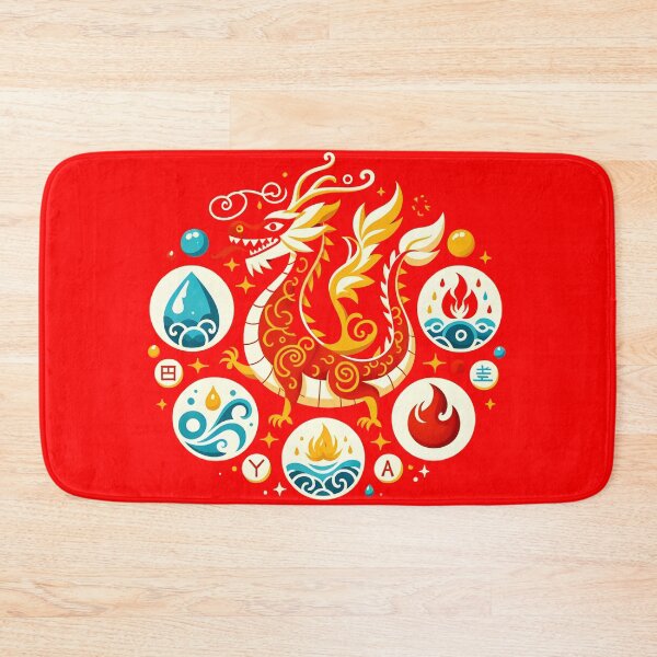 Item preview, Elemental Dragon Harmony - Earth, Water, Air, Fire designed and sold by KNAA.