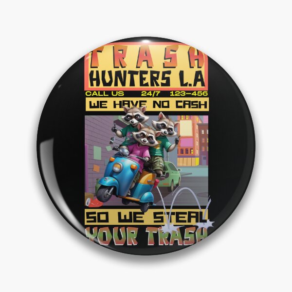 Item preview, 3 cool trash hunter raccoons on a tuktuk designed and sold by Animal world designs.