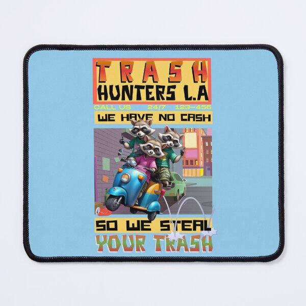 Item preview, 3 cool trash hunter raccoons on a tuktuk designed and sold by Animal world designs.